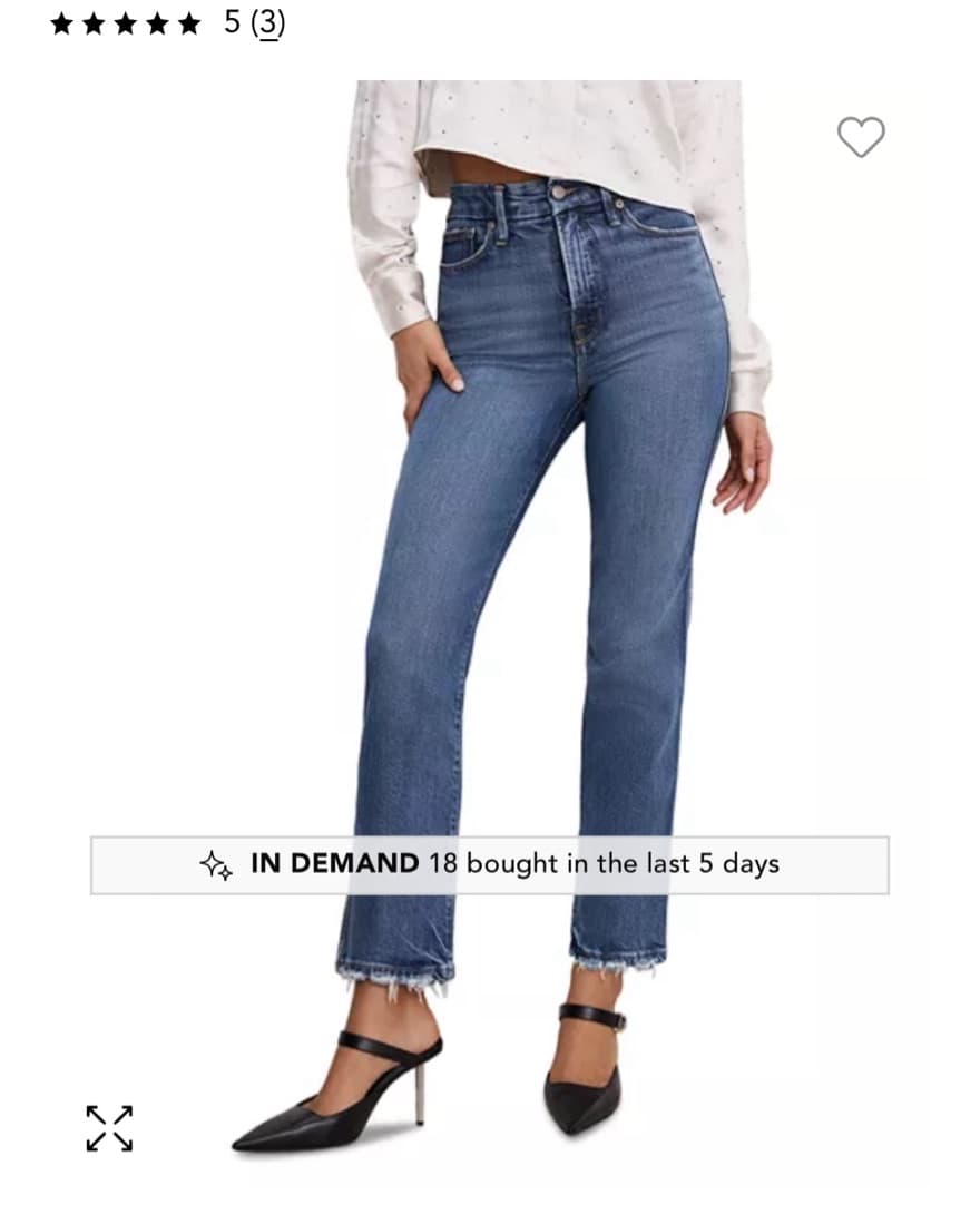 Good American Curve Straight Leg - Image 1