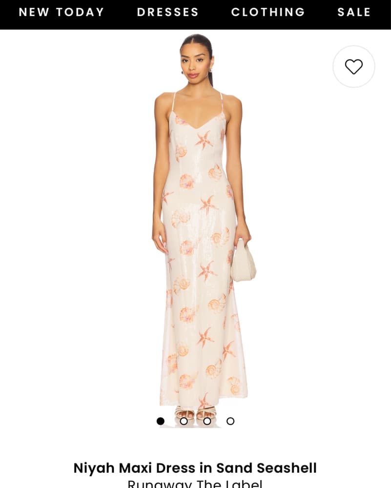 Niyah Maxi Dress In Sand Seashell  - Image 2