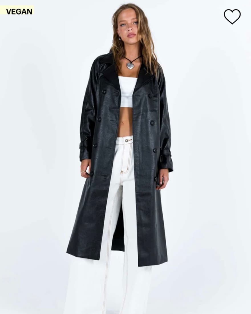 Leather Coat  - Image 1