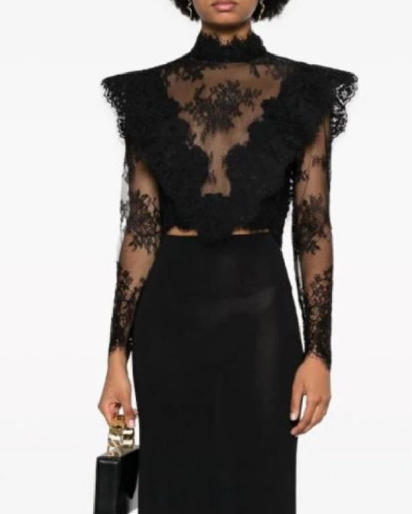 Zimmermann Lace cropped Top  - Image 1
