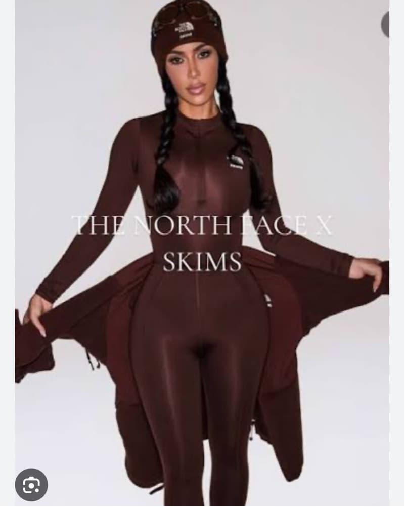 Skims X Northface Brown Catsuit - Image 2