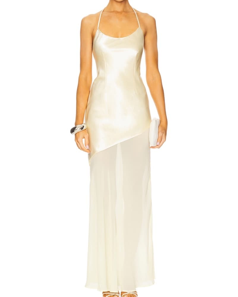 Samani Maxi Dress In Lemon - Image 1