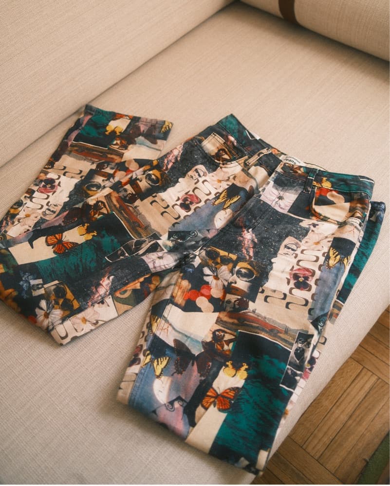 Reformation Pattern Pants  - Image 1