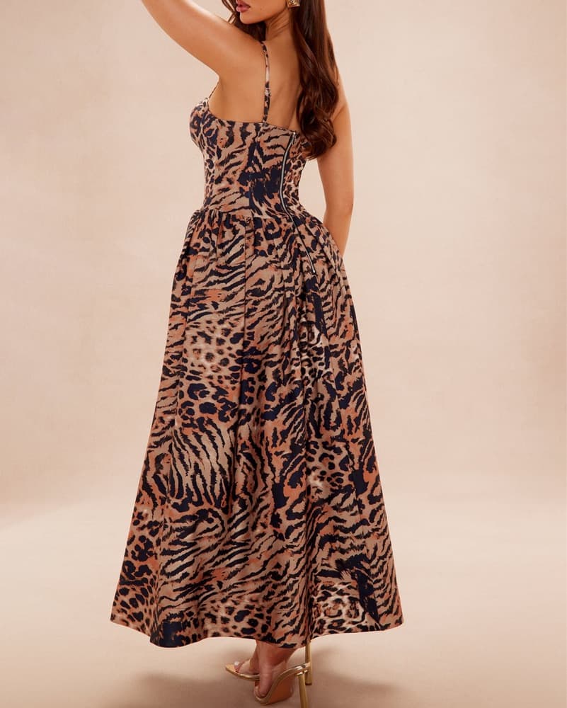 Leopard Print Dress - Image 2