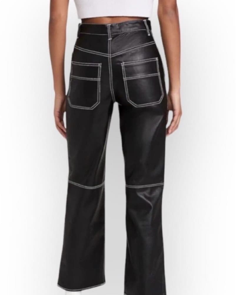 Free People Leather Pants - Image 2