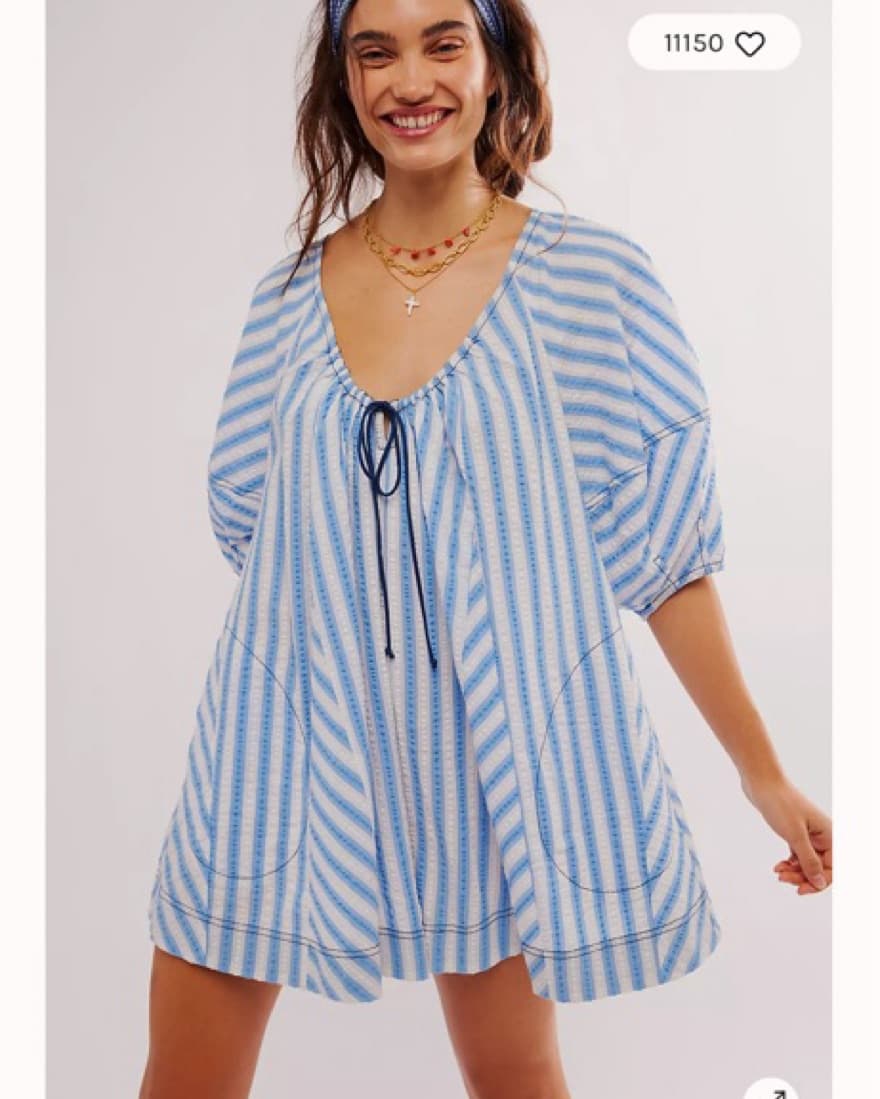 Free People Bop Around Romper - Image 3