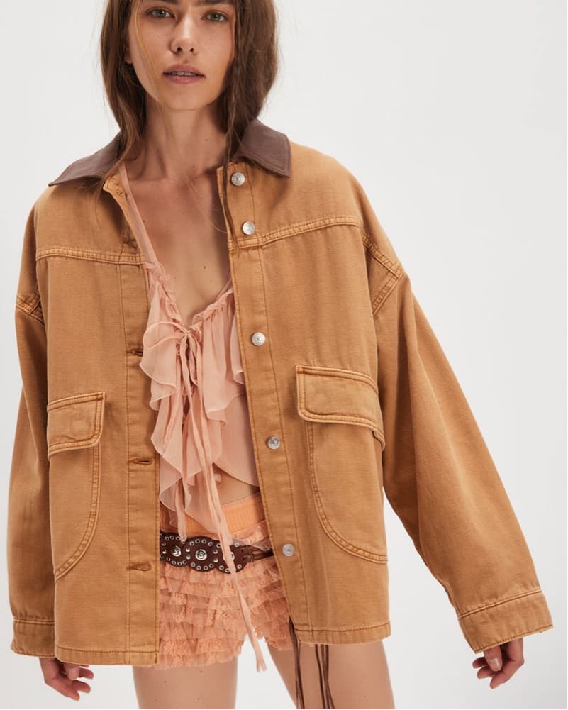 Free People Lemon Denim Jacket - Image 2