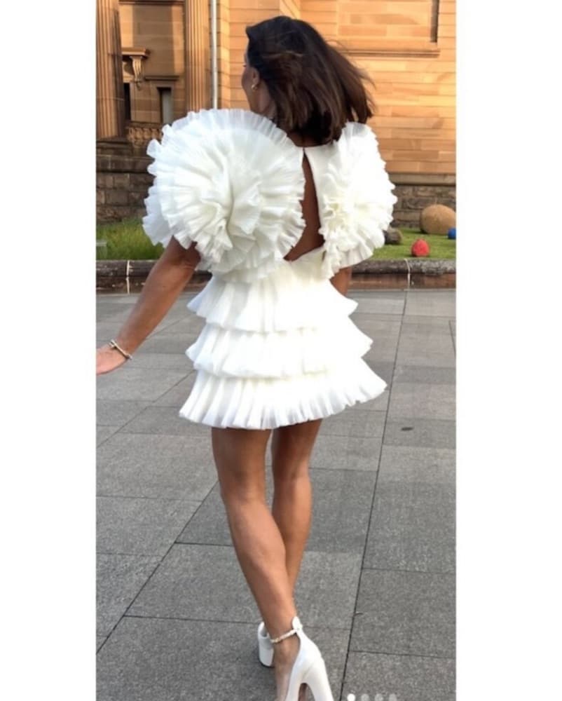 ACLER Spenmoss Pleated Ruffle Minidress  - Image 2