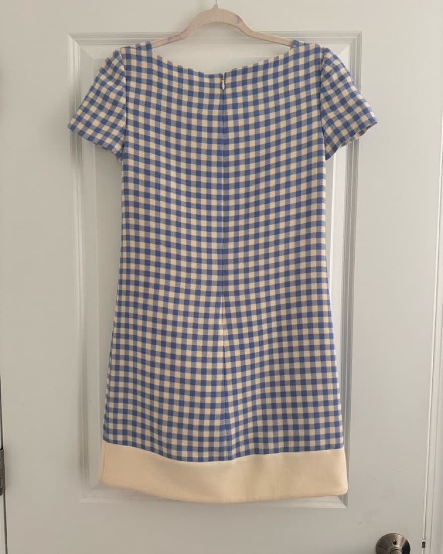 Prada Gingham Mini Dress  - Image 3