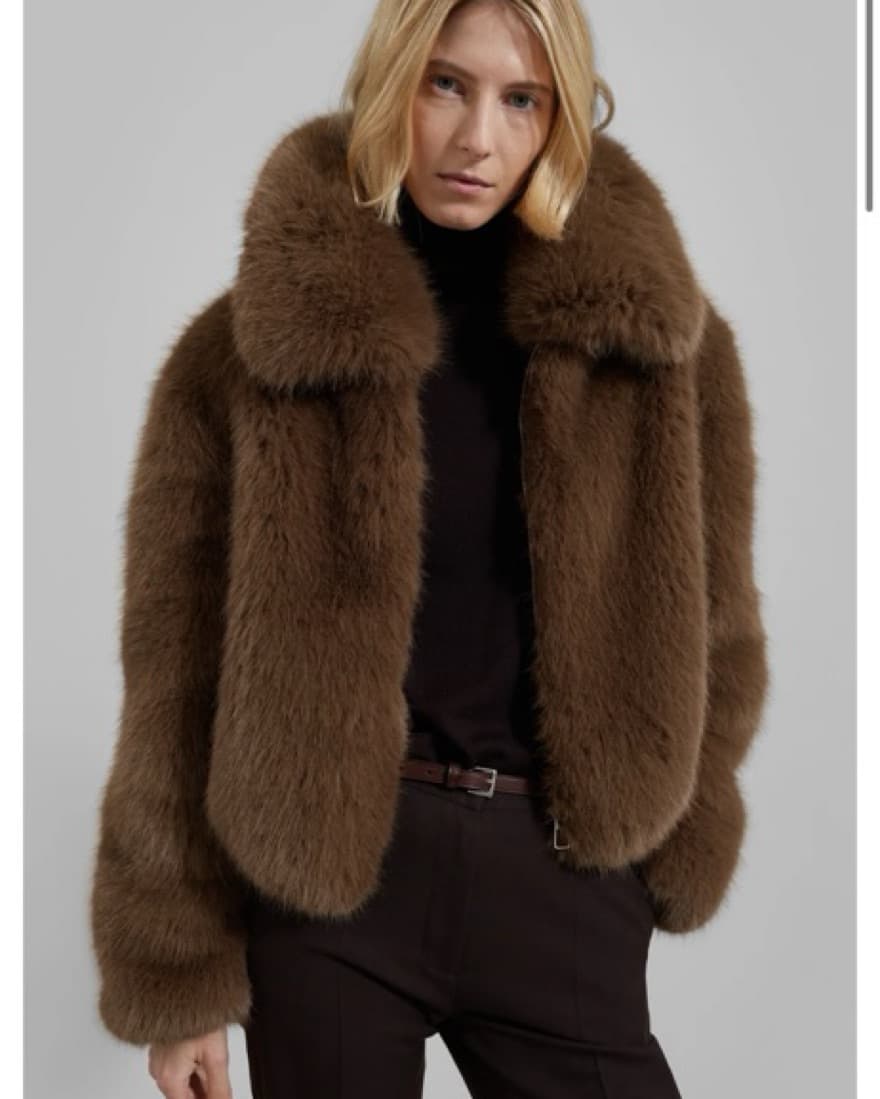 Frankie Shop Hope Faux Fur Jacket - Image 3
