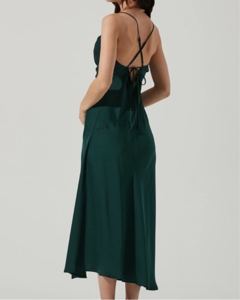 ASTR The Label Gaia Dress In Emerald - Image 2