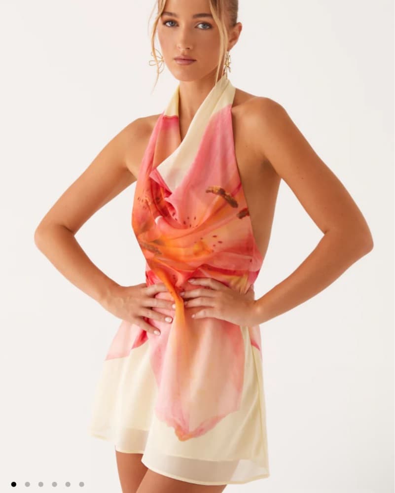 peppermayo zofia yellow floral dress - Image 1