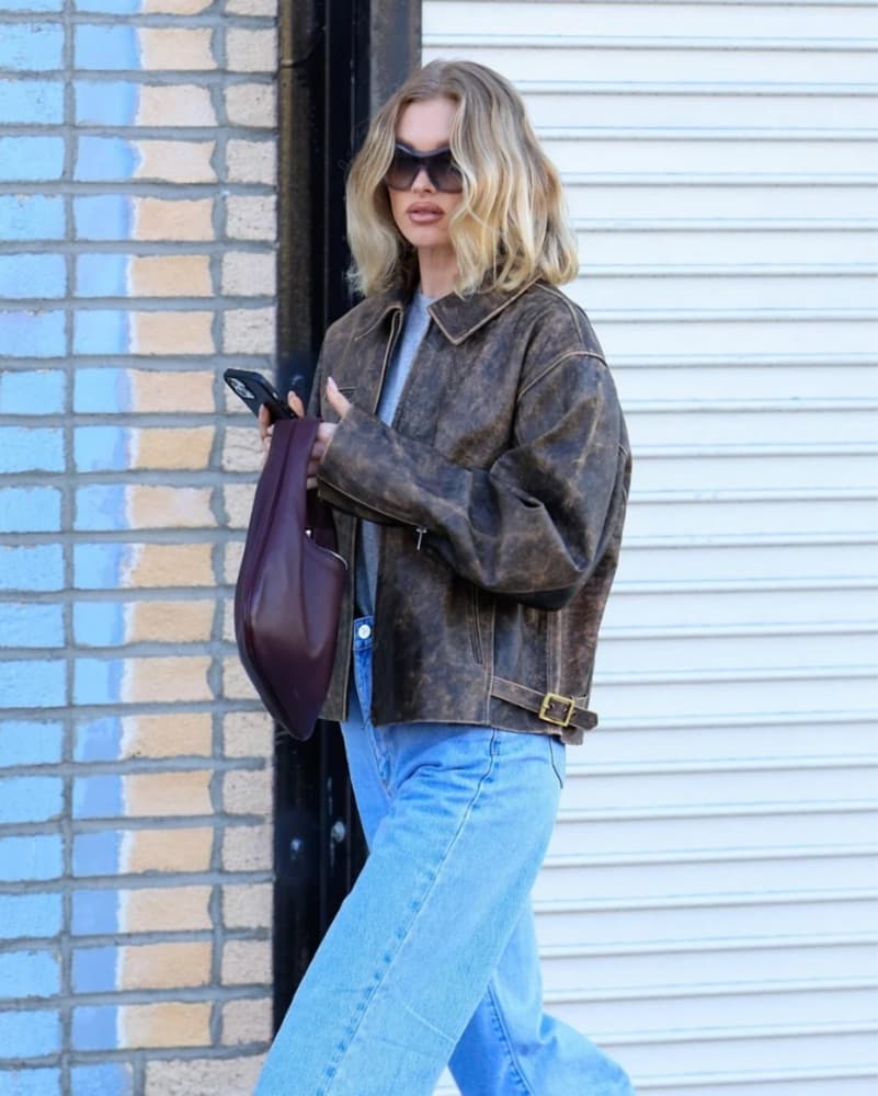 Rebalance Vintage Leather Jacket - Image 1