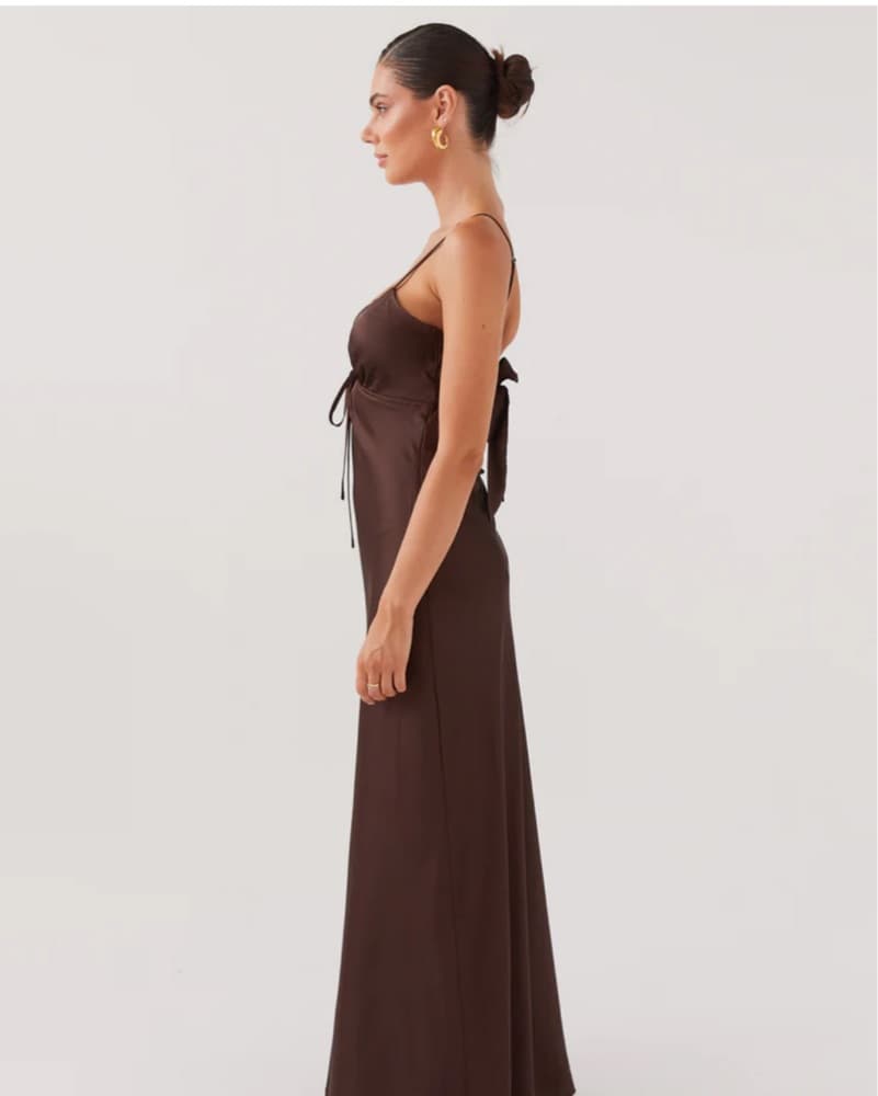 Dark Green Elegant Maxi Dress - Image 4