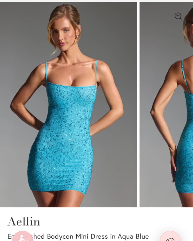 Blue sequin dress  - Image 1