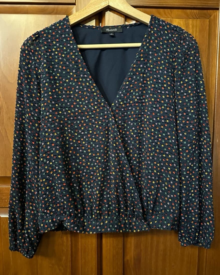 Madewell Lyric Wrap Top - Image 2