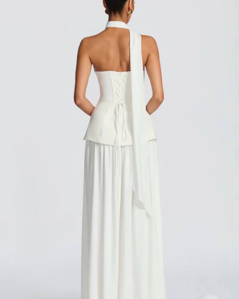 VIETTA MAXI DRESS - IVORY  - Image 1