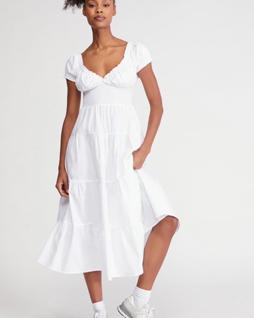WeWoreWhat Smocked Midi Dress - Image 1