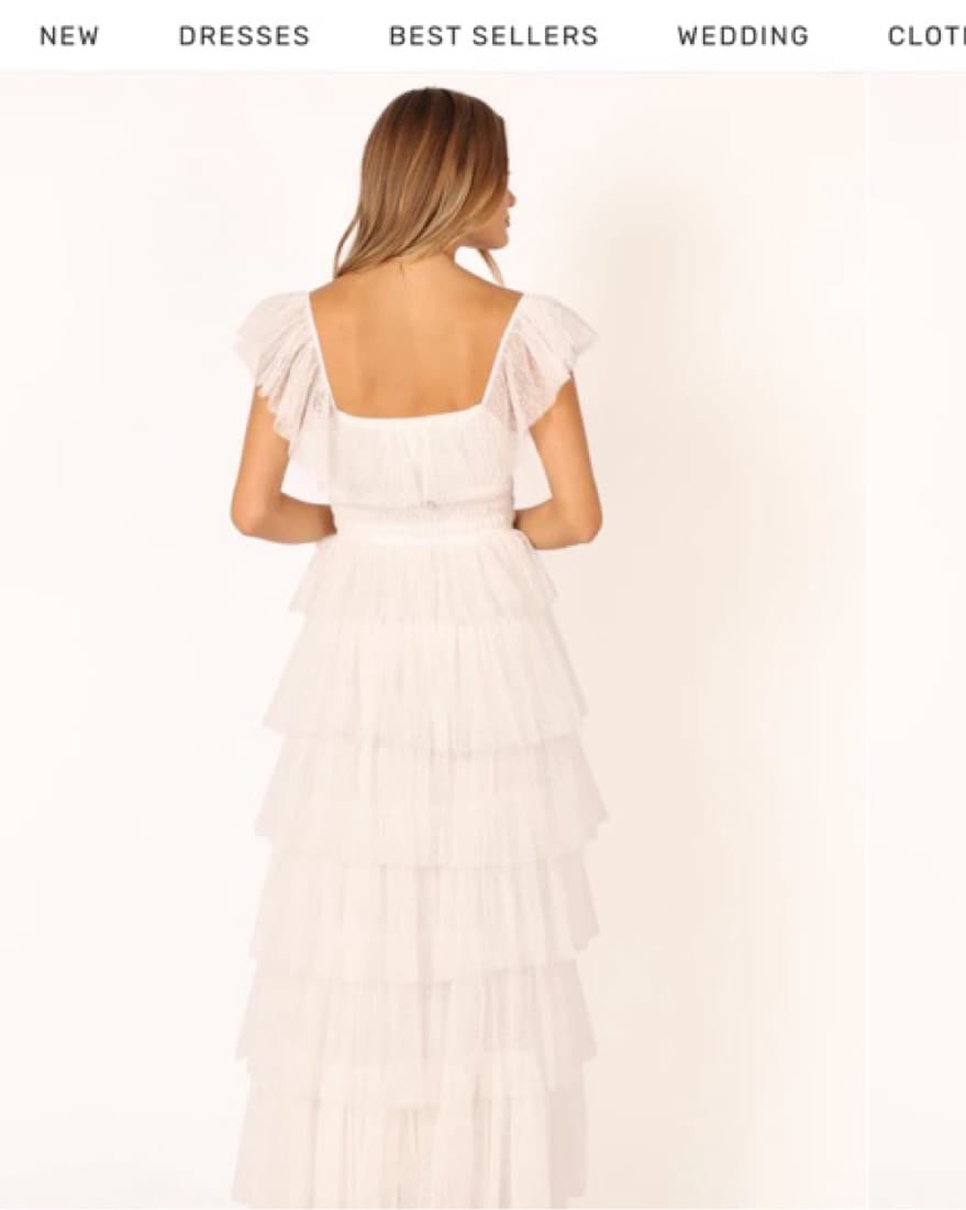 Petal And Pup White Maxi Dress - Image 2