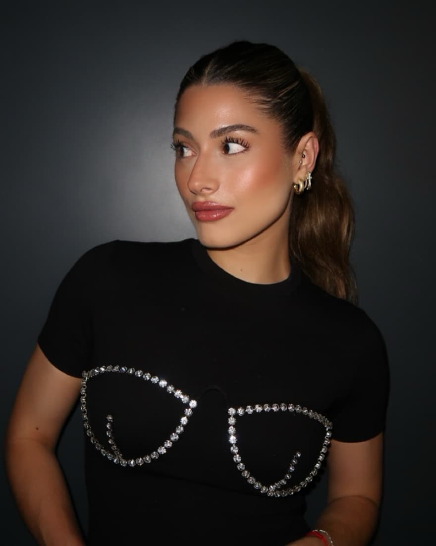 AREA Crystal Bustier Top - Image 1