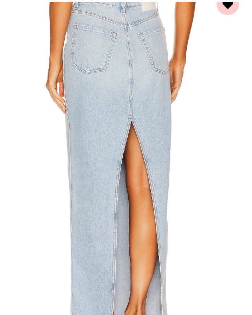 Revolve Amara Pencil Jean Skirt - Image 3