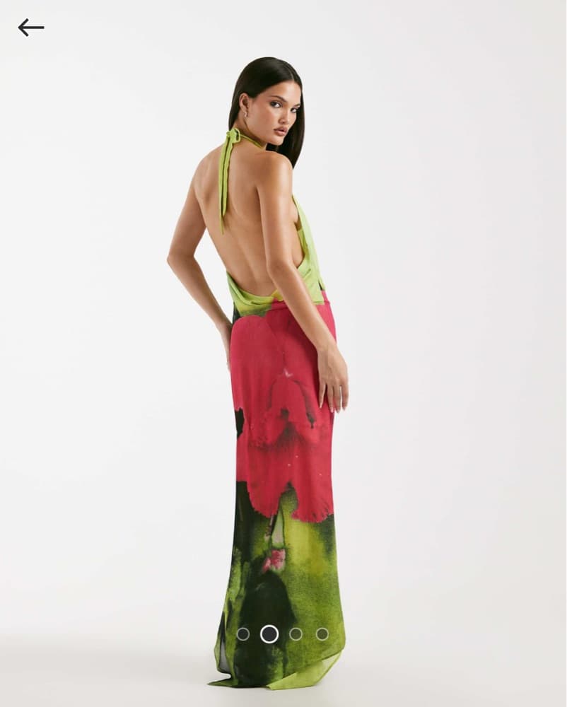 I.AM.GIA backless Floral Dress - Image 2
