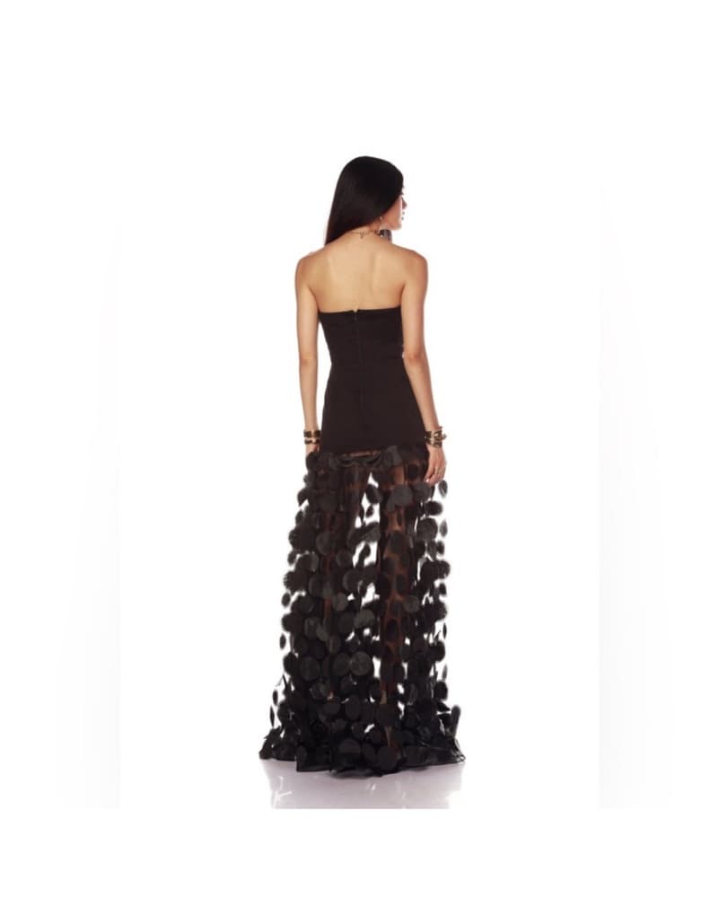 Bronx&Banco Harper Strapless Black Gown - Image 3