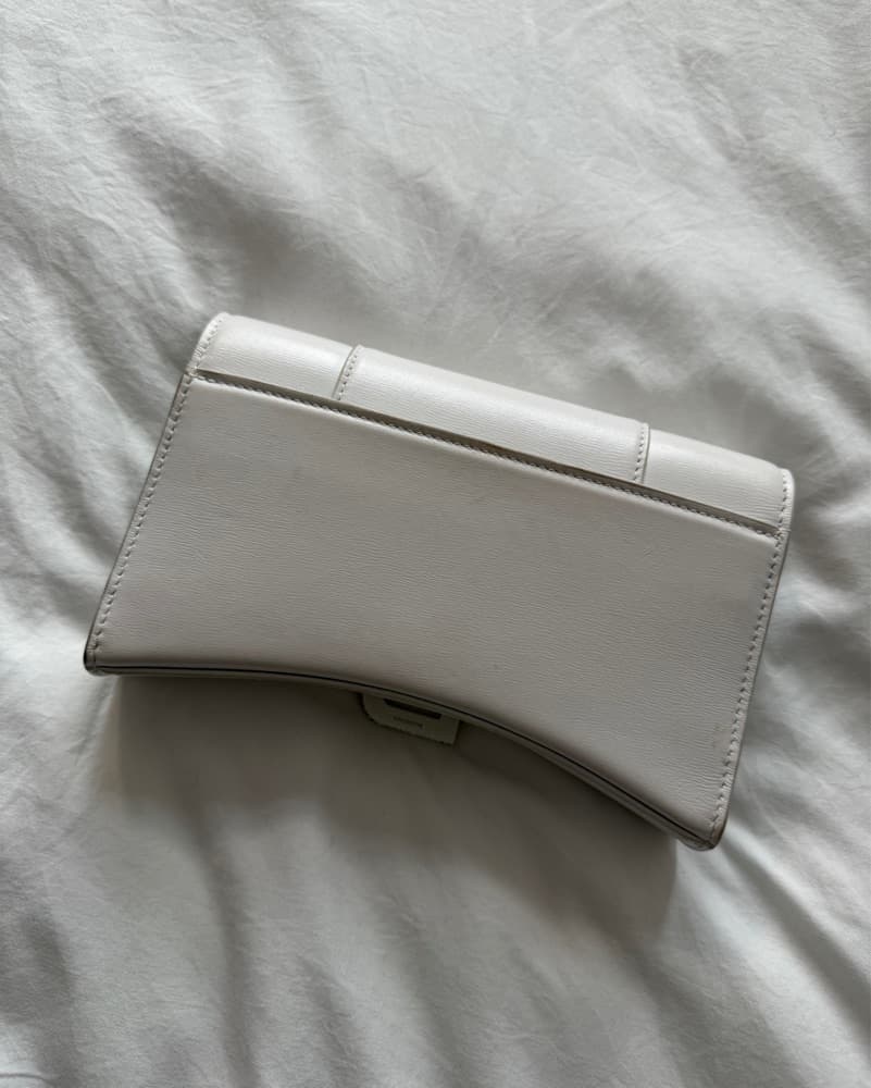 Balenciaga White Leather Bag - Image 4