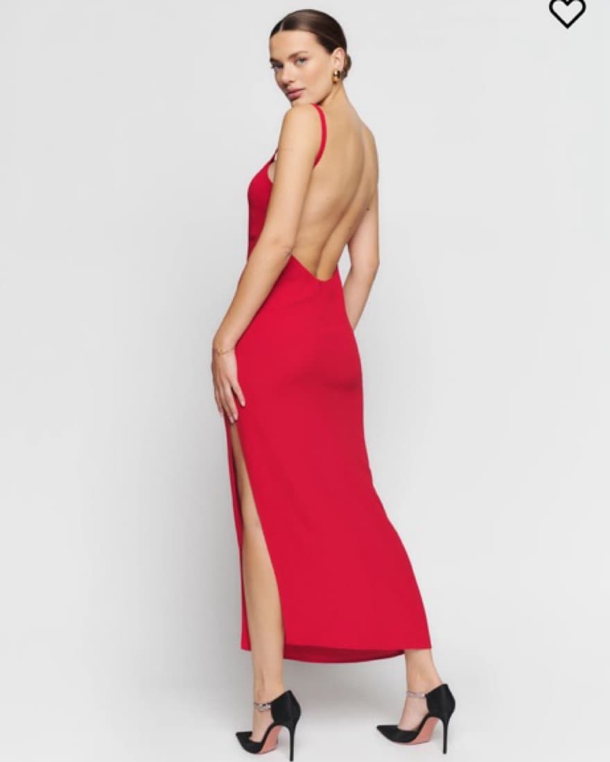 Red Reformation Banff Dress - Image 1