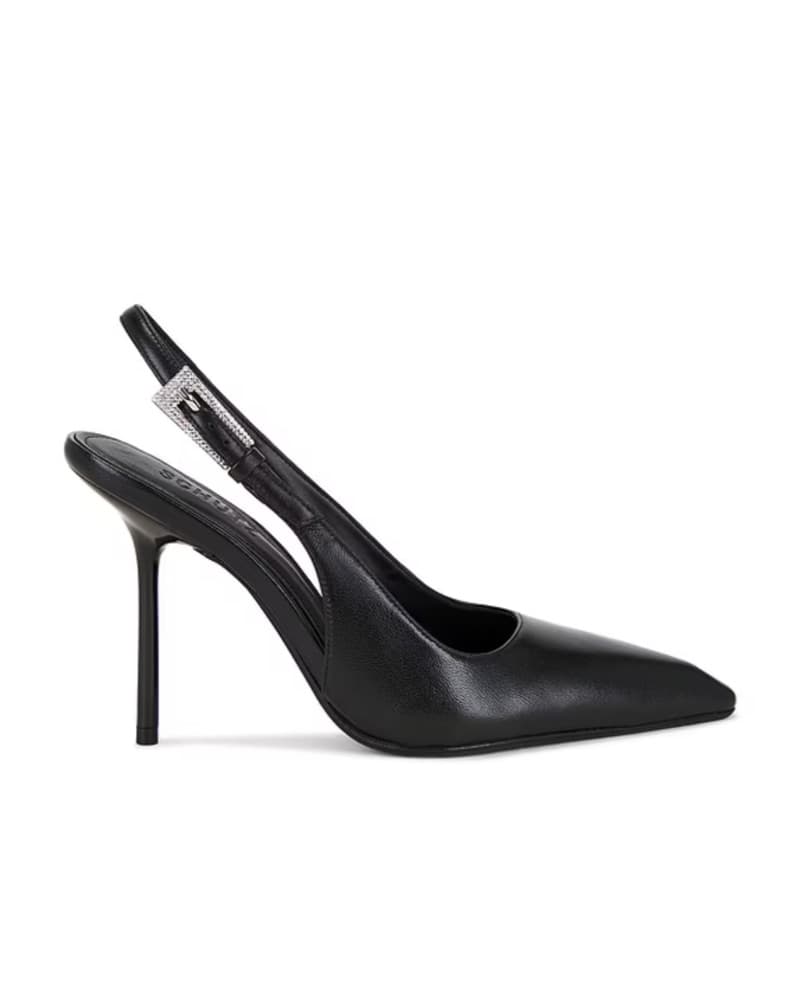 Leona Glam Slingback Pump Black Schutz - Image 1