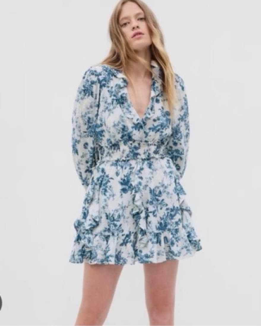 LoveShackFancy X Gap Floral Dress - Image 3