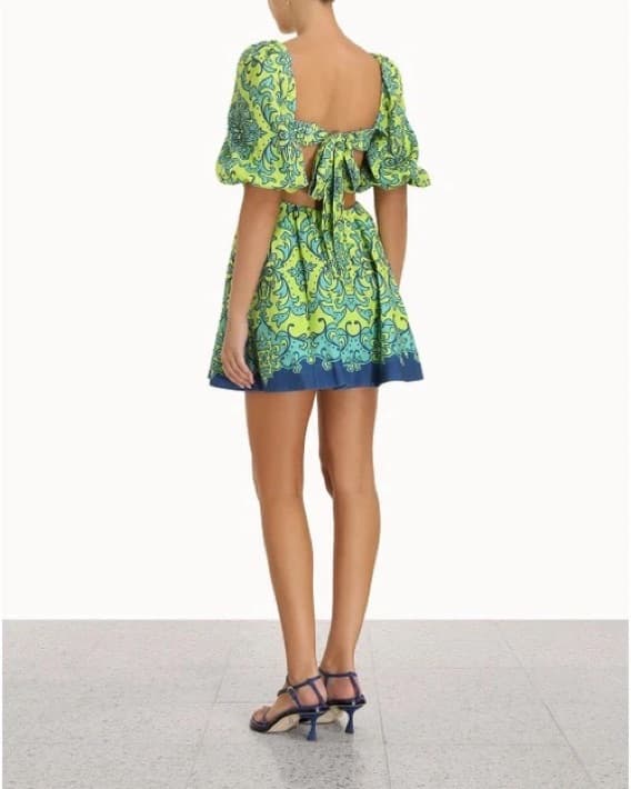 Zimmermann Nina Cut Out Mini Dress  - Image 2