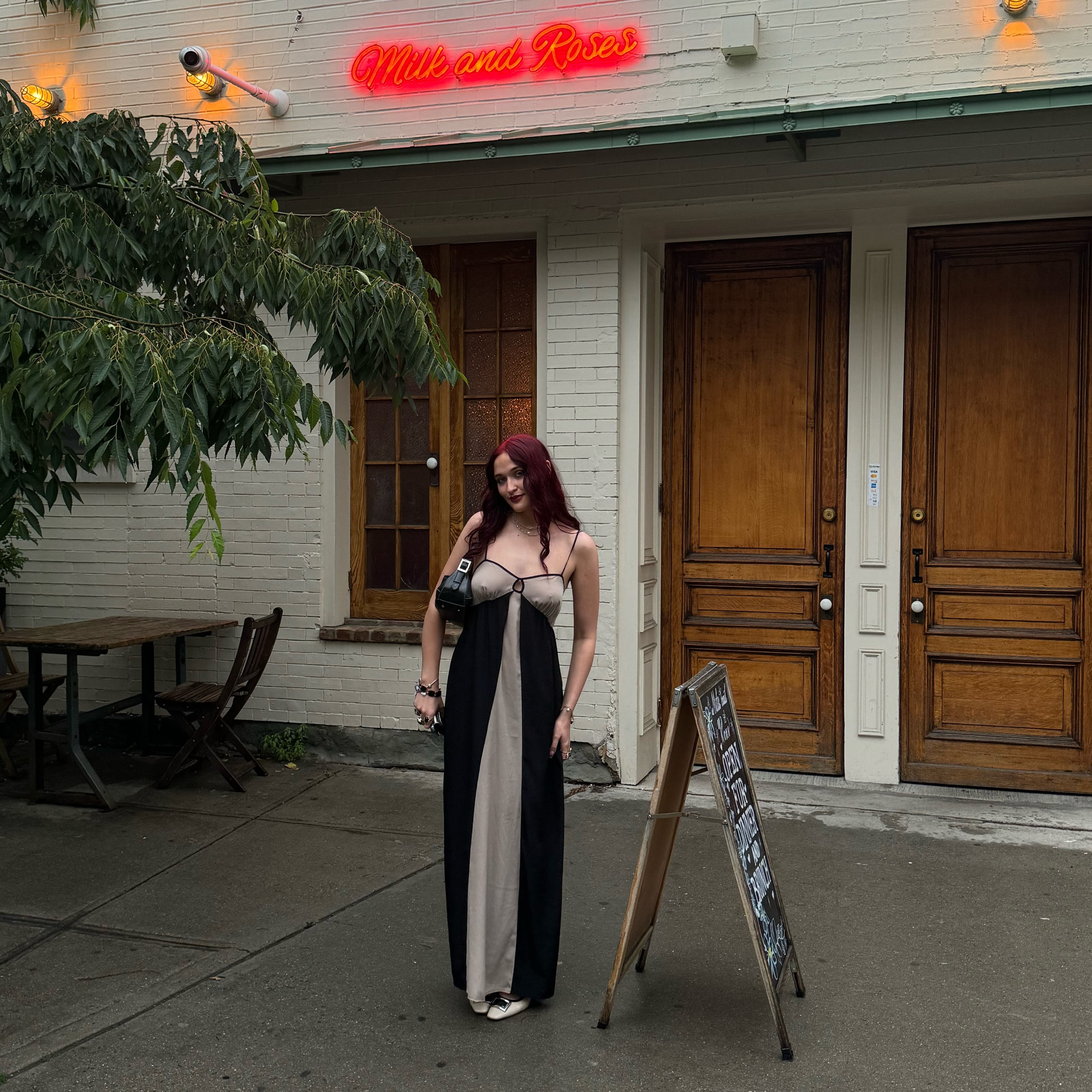 Black and Tan maxi dress - Image 2