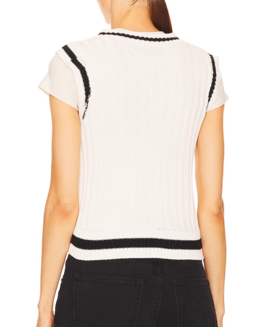 Knit Ivory Vest  - Image 2