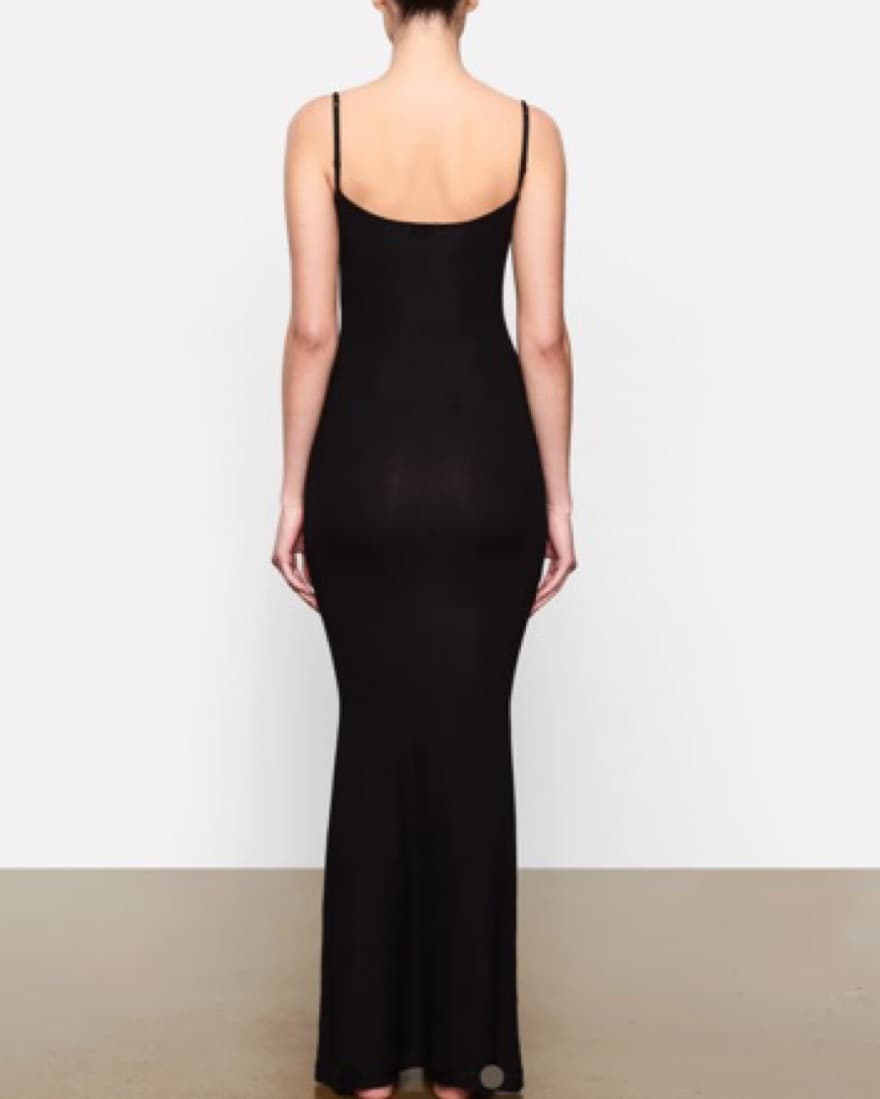 Skims Long Black Dress  - Image 3