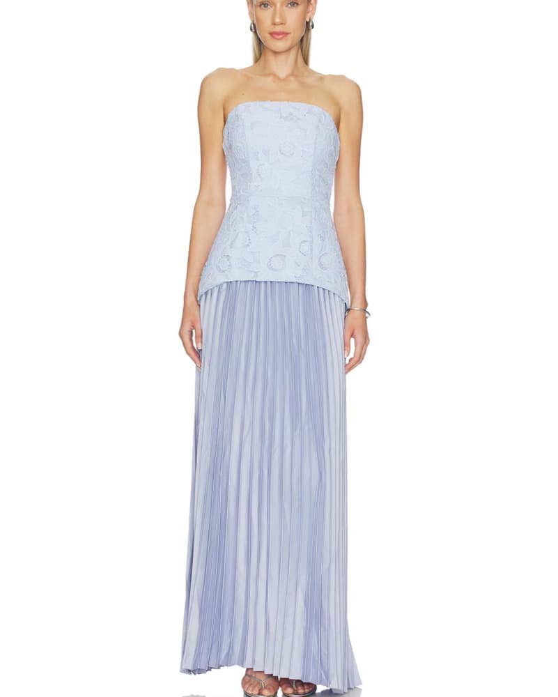 Revolve Light Blue Formal Dress - Image 1