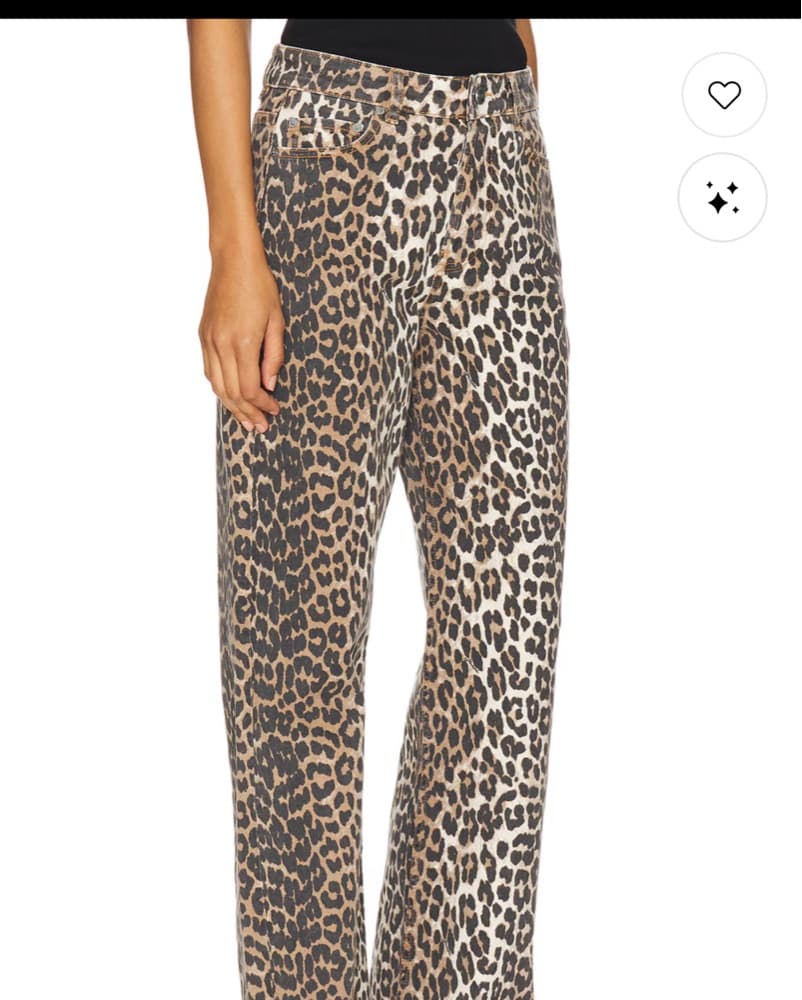 Ganni Leopard Jeans  - Image 2
