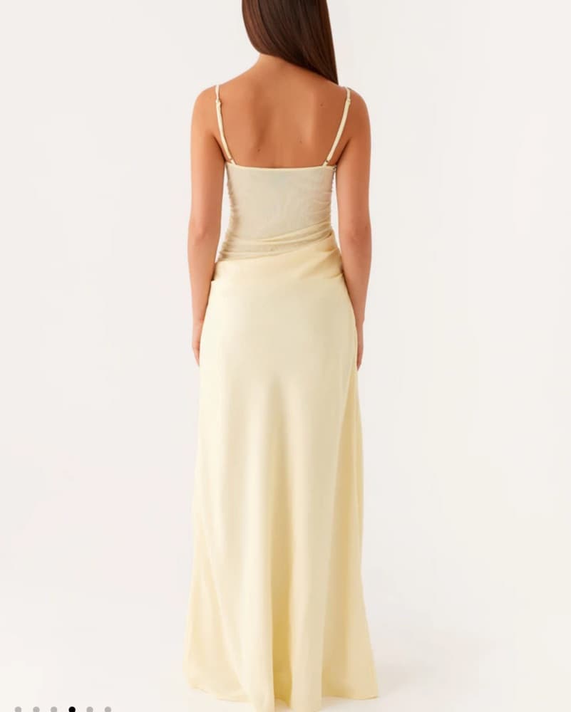 Satin Maxi Dress - Image 3