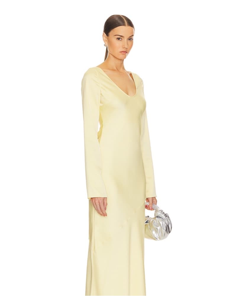 HELSA Angelica Backless Maxi YELLOW - Image 3