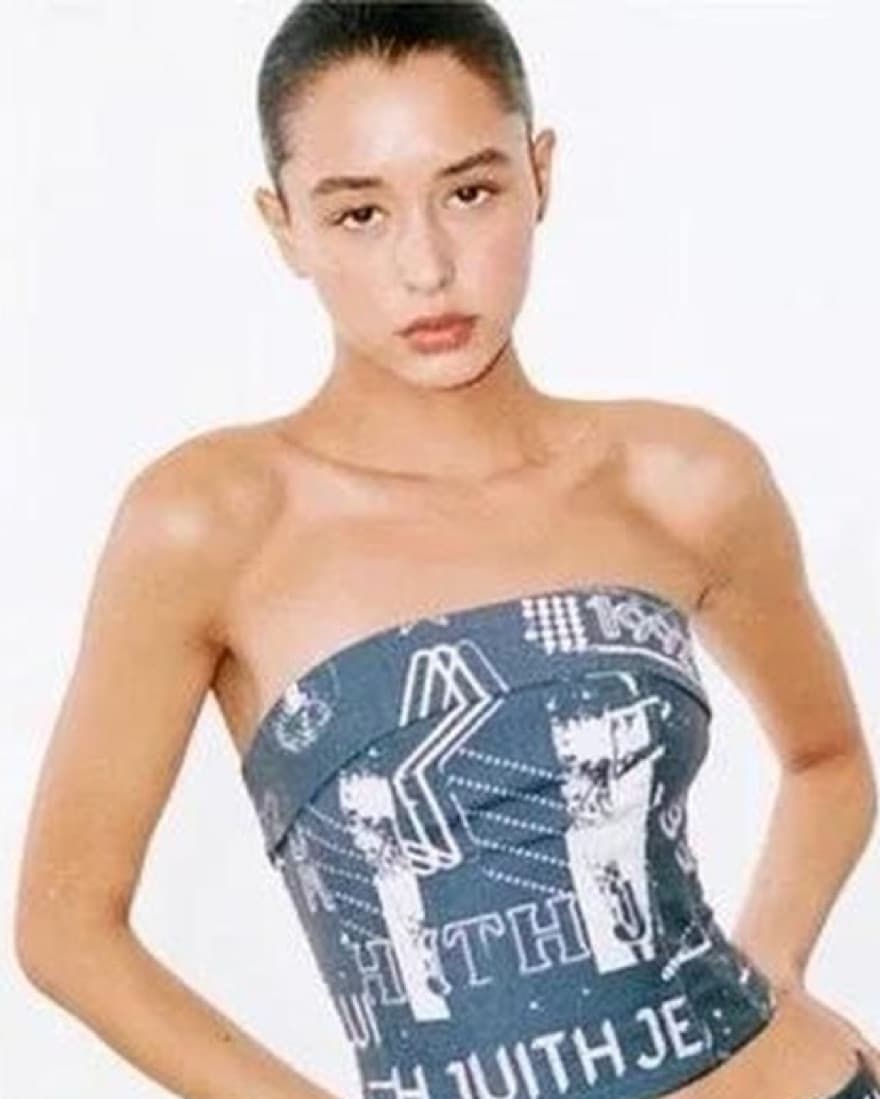 With Jean Printed Corset - Image 1