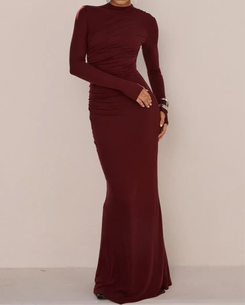Maroon Revolve Dress - Image 3