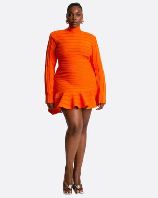 Hanifa Clarissa Mini Knit Dress - Image 3