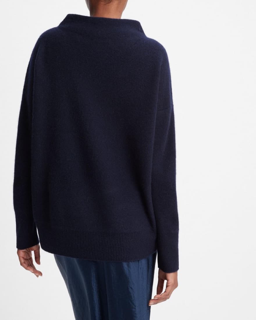 $425 Vince Cashmere Funnel Neck Sweater - Image 3