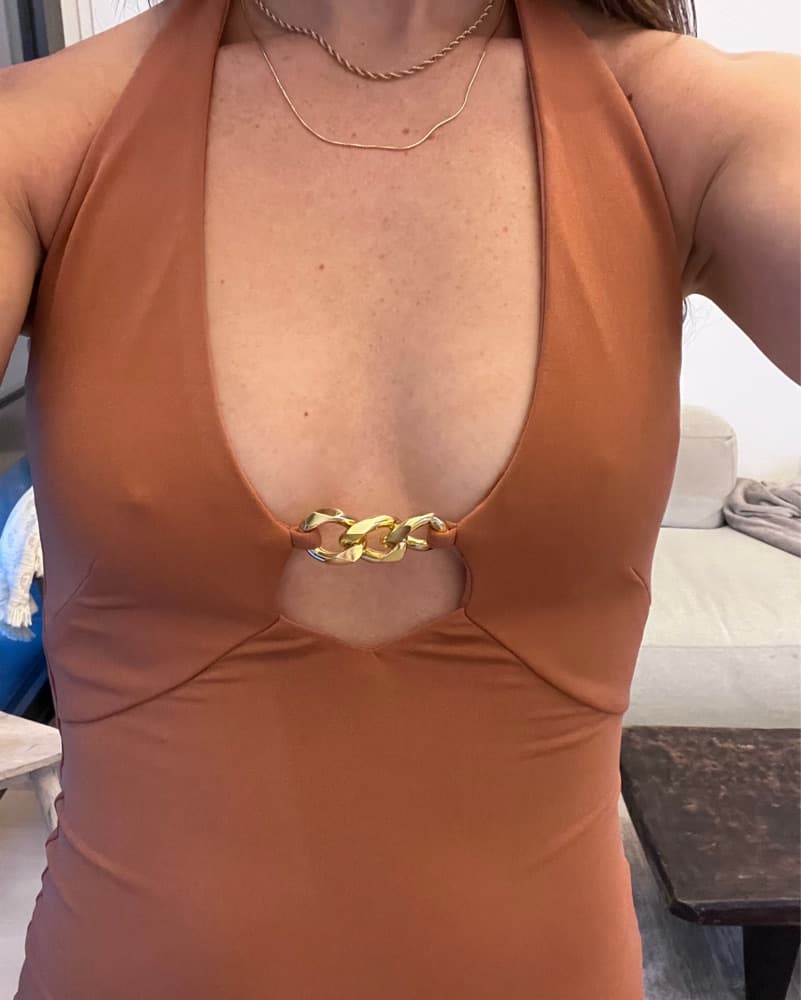 Chain Halter Dress - Image 5