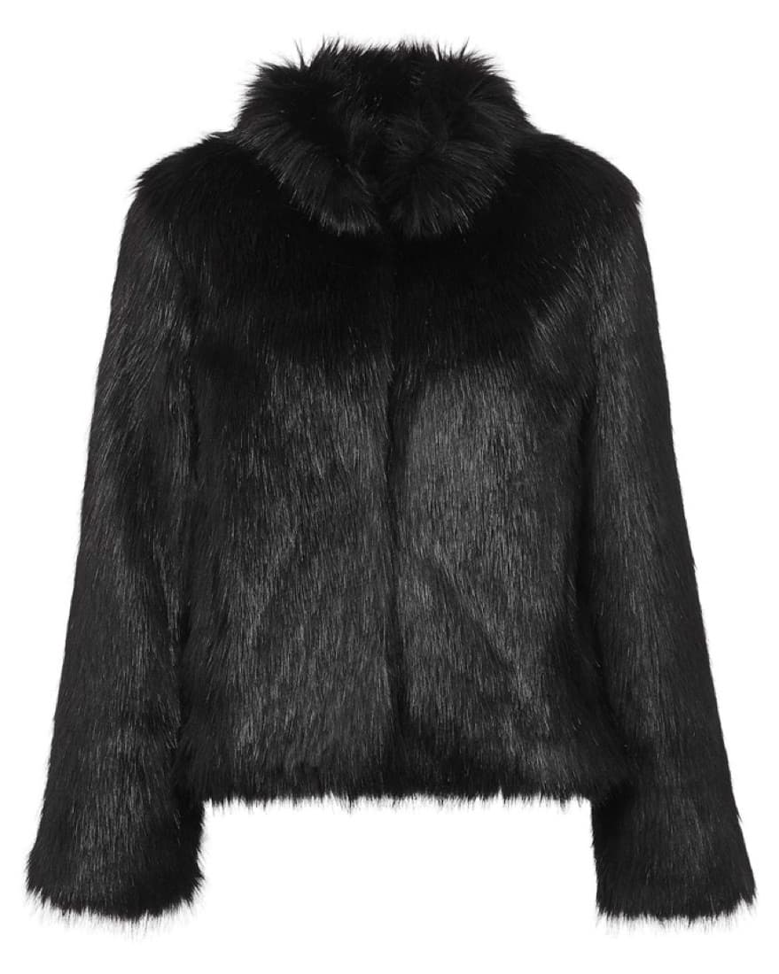 Unreal Fur Delish Jacket in Black - Image 4