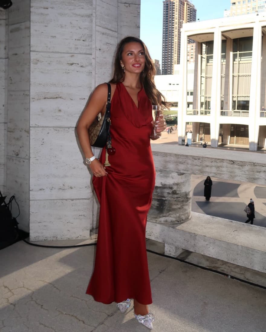 Formal Red Dress - Image 1