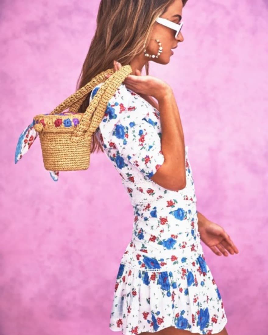 NWT LOVESHACK FANCY ARLO FLORAL DRESS - Image 2