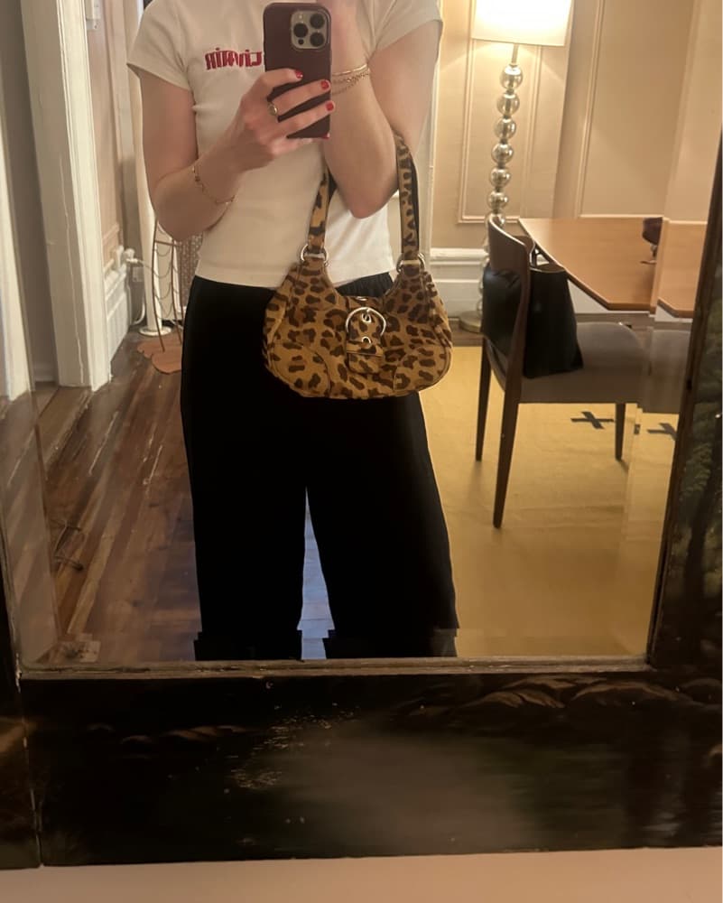 Vintage Prada Cheetah Purse  - Image 5