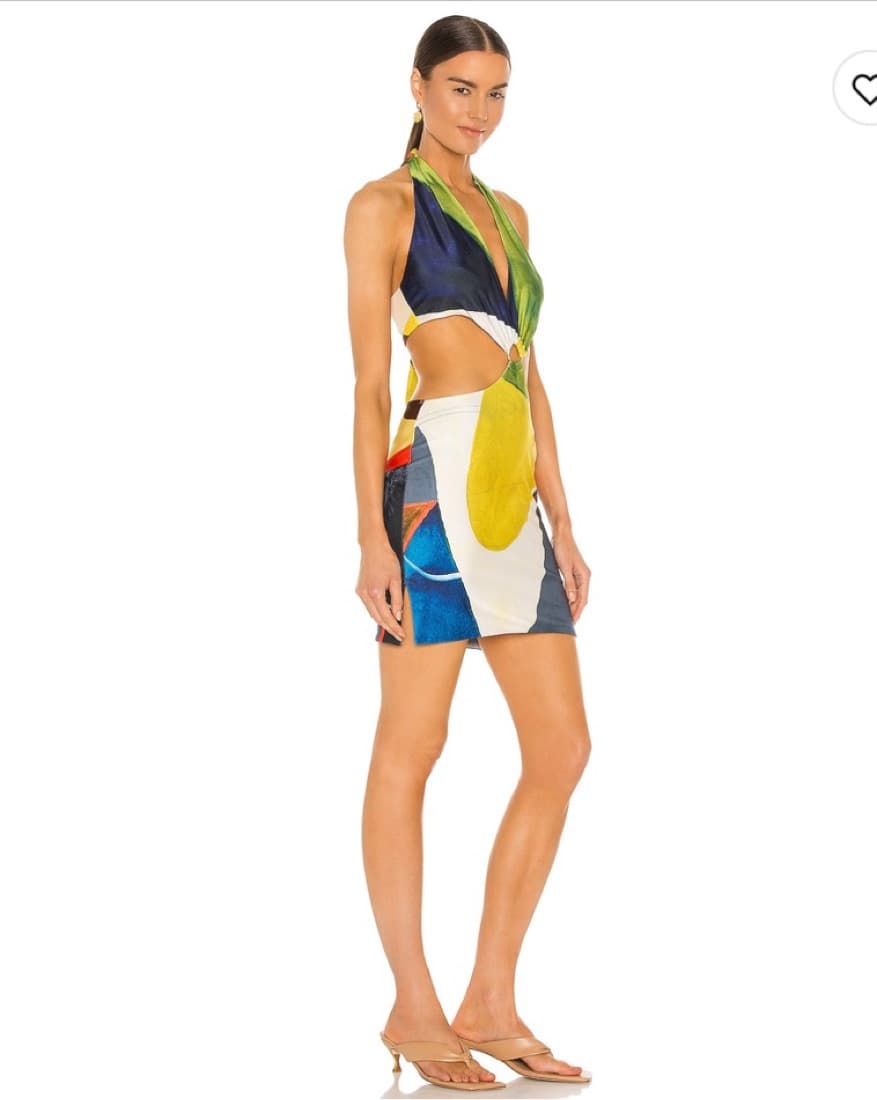 Farai London Gaia Cut-Out Mini Dress - Image 1
