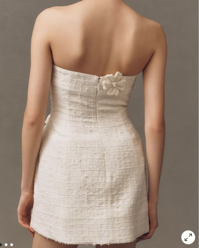 LEO LIN Rosario Strapless Floral dress - Image 3